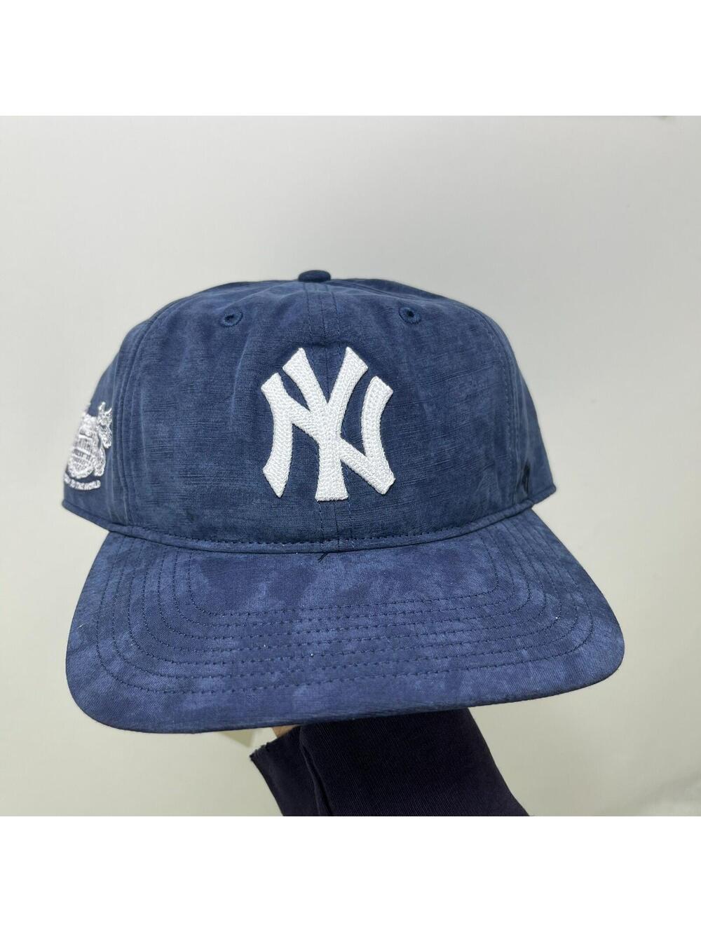 Kith New York Yankees 47 Fitted Hat Large Cupro Linen 7 1/4